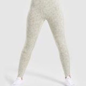 Gymshark Fleur Leggings - Khaki Marl